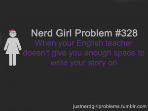 Nerd Girl Problems