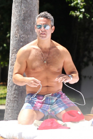 Andy Cohen Goes Shirtless