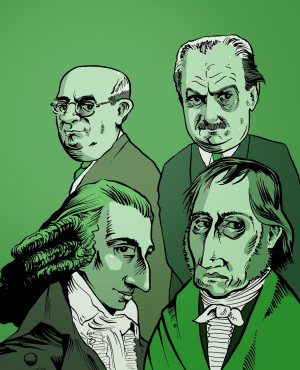 Friedrich+Schiller,+G.W.F.+Hegel,+Martin+Heidegger,+Theodor+W.+Adorno ...