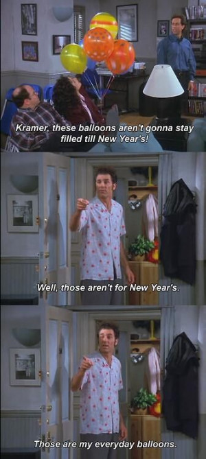 Jerry Seinfeld Jokes About Birthday Baloons