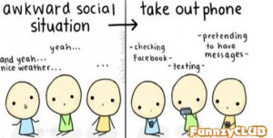 Remind me... how did people handle awkward social situations before ...