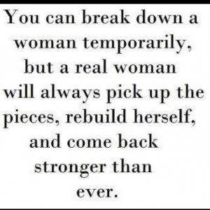 Never underestimate a woman :)