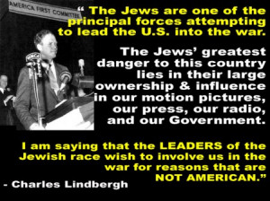 Charles Lindbergh quote Jews leading U.S. into WAR