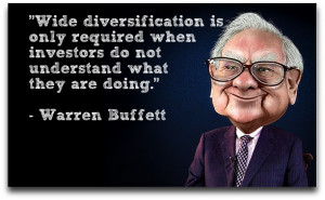Diversification is important. It helps spread risk in case bad news ...