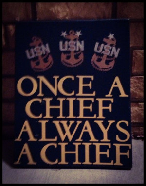 Navy Chief Hand Painted Signs by WhereTheAnchorDrops on Etsy, $38.00