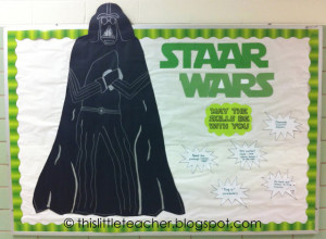 Rock The Test Bulletin Board Staar wars bulletin board