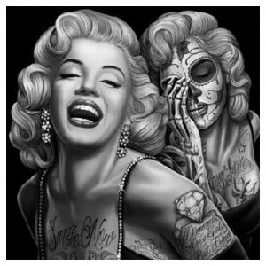 pin up girl tattoos for women | Tattoo Old School Indie Black White ...