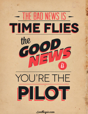 time flies youre the pilot