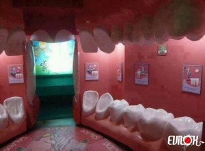 salle d attente, dentiste, decoration, bouche, dent