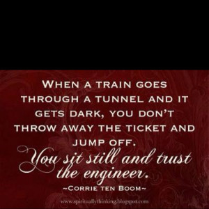 corrie ten boom was an amazing woman. this quote just about says it ...