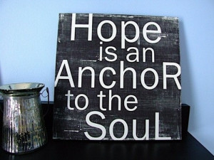 Hope Anchors The Soul Hebrews