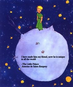 ... for my son Liam's room. Love reading The Little Prince and this quote