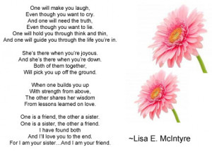 Sister Friend Best Sister In Law Poems
