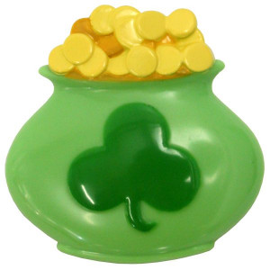 St. Patrick Pot of Gold Lapel Pin