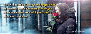 Quality Lonely Girl Quote Facebook Cover For Your Timeline