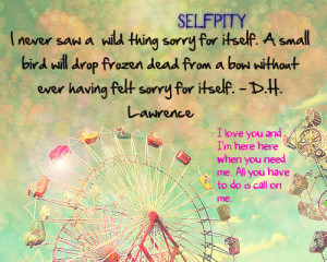Self Pity Dh Lawrence