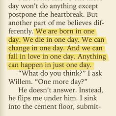 just one day- gayle forman More