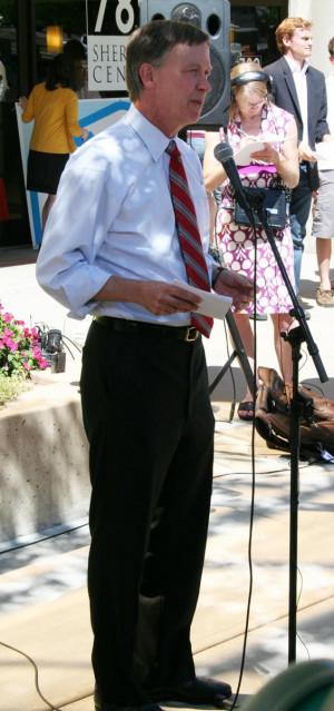 John Hickenlooper introduces Lieutenant Governor choice Joseph Garcia ...