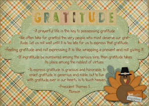 November Visiting Teaching Message: The Divine Gift of Gratitude