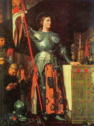Jeanne D'arc, R égine's idol. A French heroine, what's not to love?
