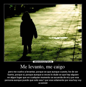 Me levanto me caigo