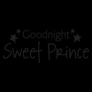 Goodnight Sweet Prince Wall Quotes™ Decal