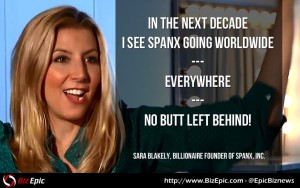 Sara Blakely quote on her vision for Spanx