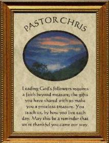 Pastor Gift Poem Personalized Name Plaque