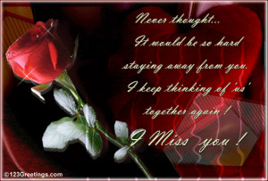 Lovers I miss you ...