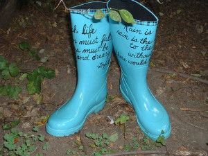 Make sure your rain gloves and rain boots fit properly. Poorly fitted ...