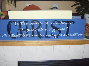 Here is the finished product...I love it!