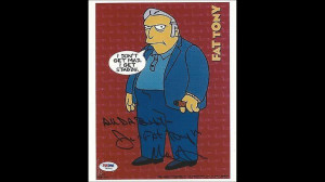 ... Signed The Simpsons 8x10 Photo PSA/DNA COA Fat Tony Picture Auto'd
