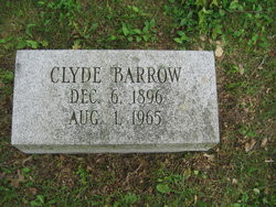 Clyde Barrows Grave