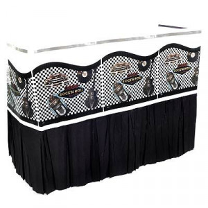 Saia Babado Para Decoração De Mesa Rock And Roll Anos 50