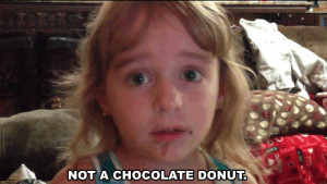 This Little Girl Totally Denies Eating A Donut Even Though She Has ...