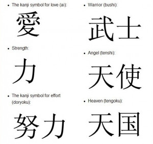 Japanese symbols are so strong....