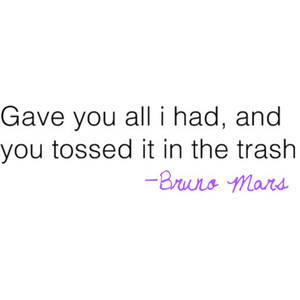 bruno mars quotes