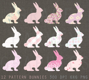 Bunny Hop Clipart Black And