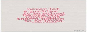 Never let a problem to be solved.. Facebook Cover