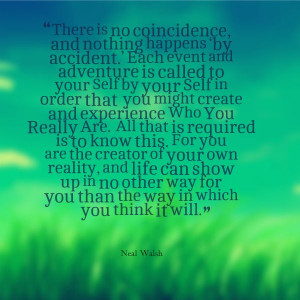There is no coincidence