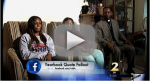 Paris Gray Yearbook Quote Nearly Costs Witty Senior Graduation ...