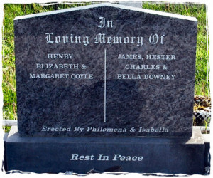 headstone inscriptions