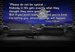 Wallpaper with Quote on Life By Conan O’Brien:
