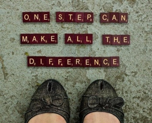 One step...