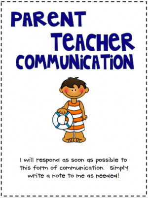 Parent Teacher Communication Clipart You can snag either of these