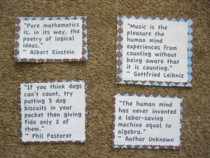 Project #2: Math Quotes Pages