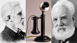 Elisha Gray & Alexander Graham Bell