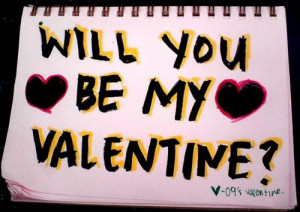 will you be my valentine?