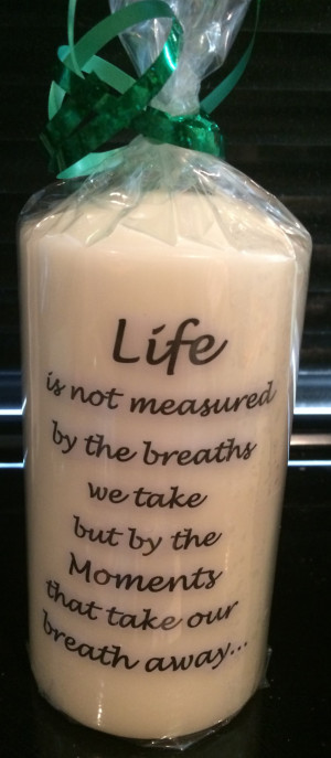 Quote Candle