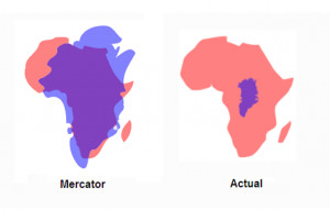 The Actual Size of Greenland